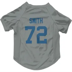 Indianapolis Colts Braden Smith Gray Pet Jersey for Dog & Cat