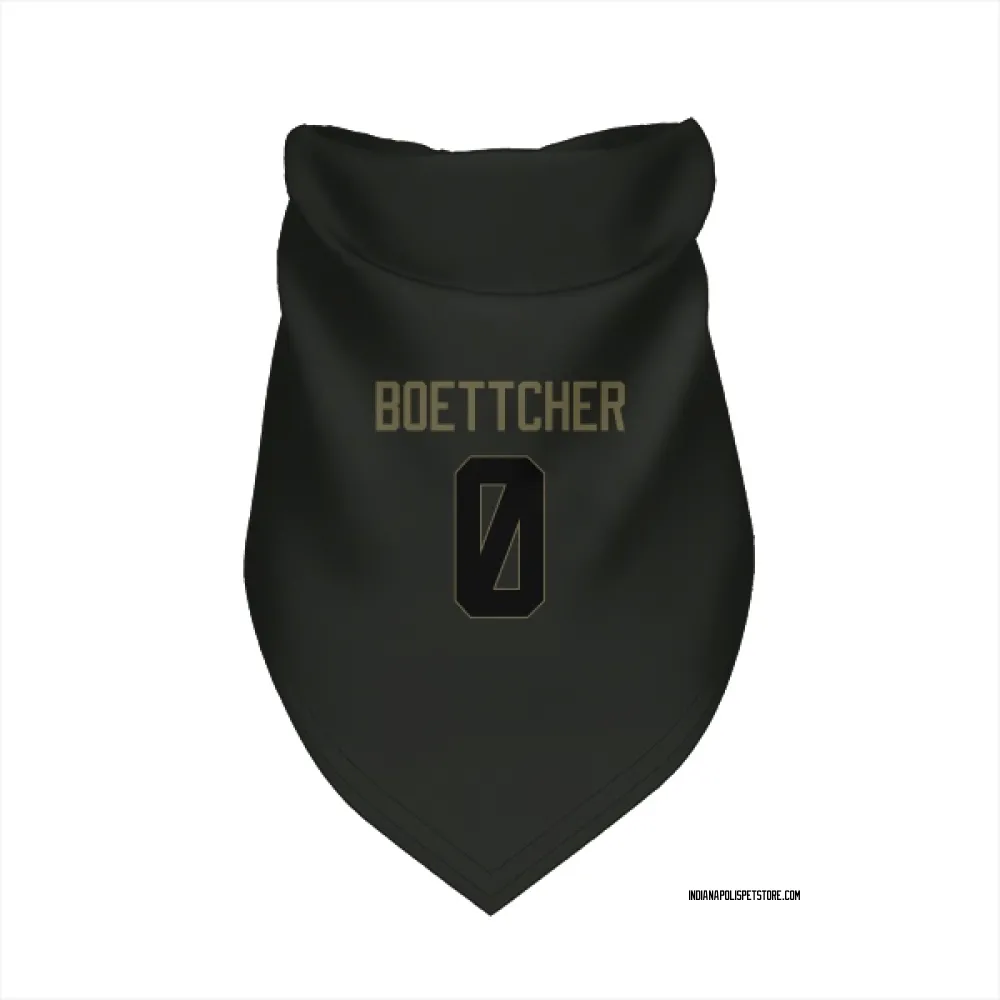 Indianapolis Colts Bryce Boettcher Black Service Pet Bandana for Dog & Cat