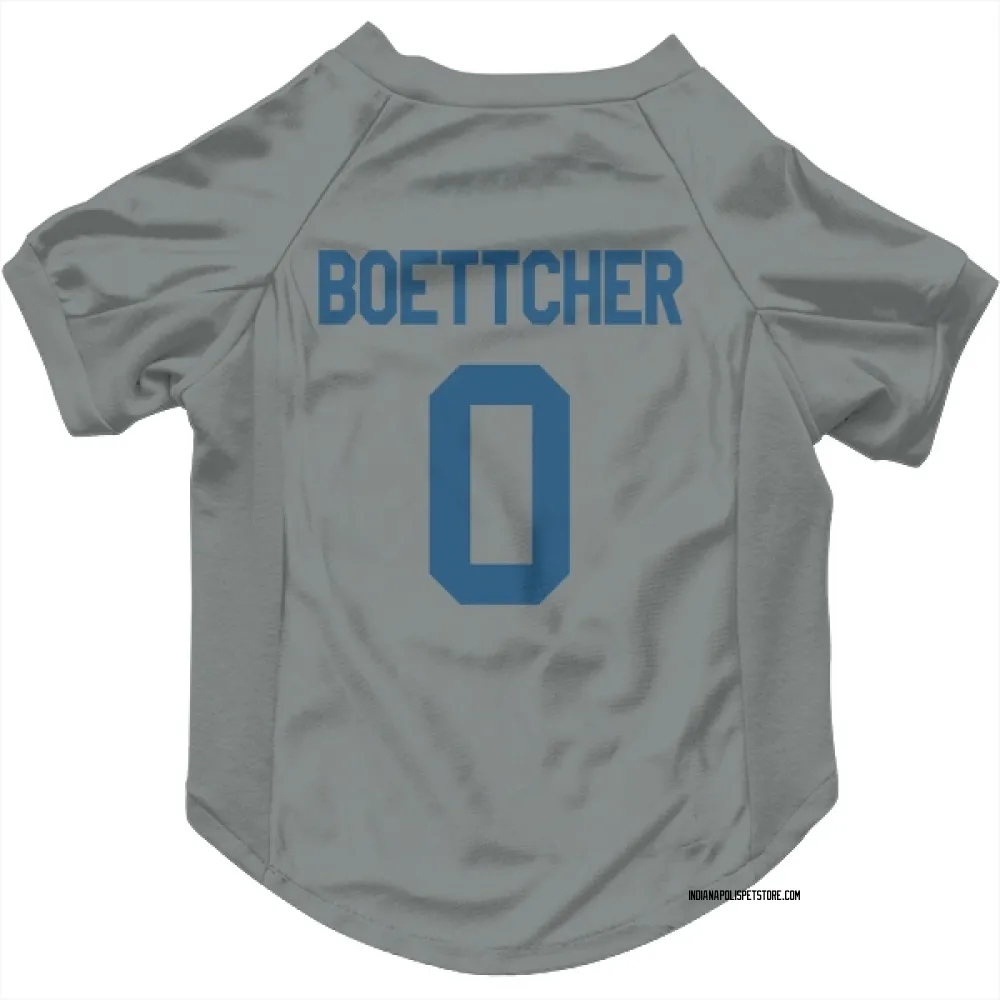 Indianapolis Colts Bryce Boettcher Gray Pet Jersey for Dog & Cat