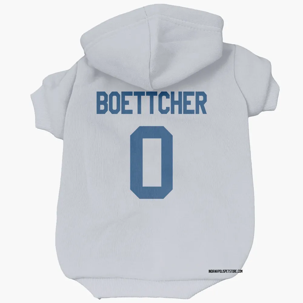 Indianapolis Colts Bryce Boettcher White Pet Hoodie for Dog & Cat