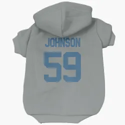 Indianapolis Colts Buddy Johnson Gray Pet Hoodie for Dog & Cat