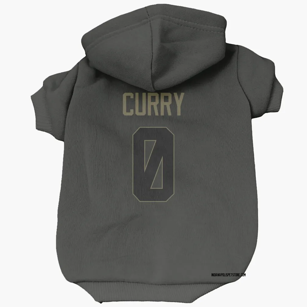 Indianapolis Colts Caden Curry Black Service Pet Hoodie for Dog & Cat