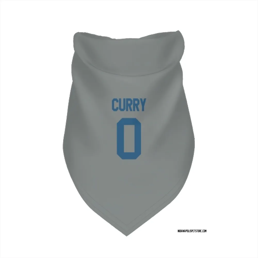 Indianapolis Colts Caden Curry Gray Pet Bandana for Dog & Cat