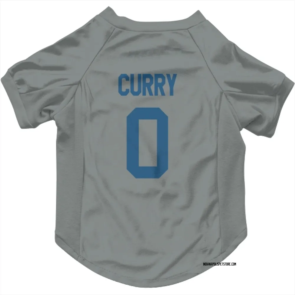 Indianapolis Colts Caden Curry Gray Pet Jersey for Dog & Cat