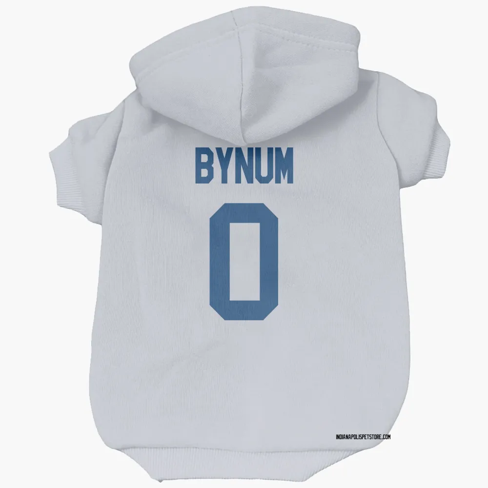 Indianapolis Colts Cam Bynum White Pet Hoodie for Dog & Cat
