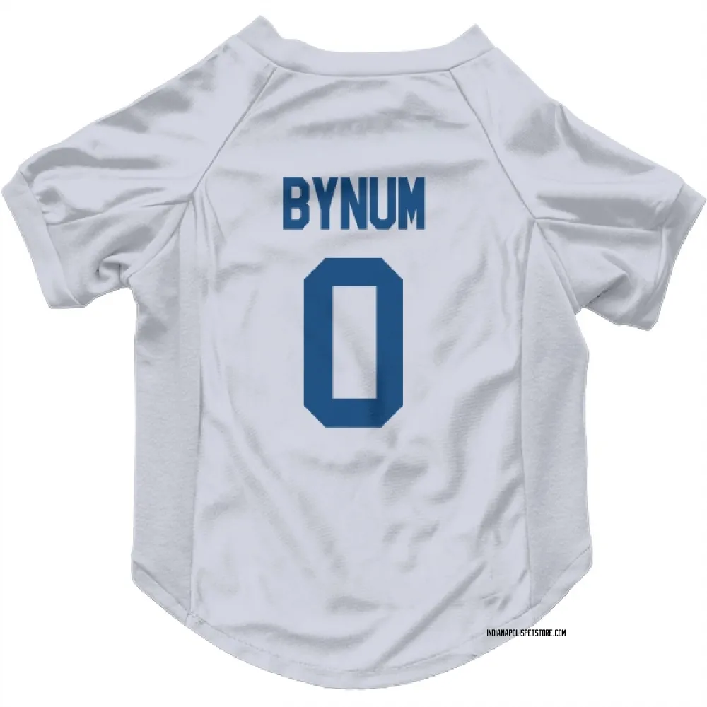 Indianapolis Colts Cam Bynum White Pet Jersey for Dog & Cat
