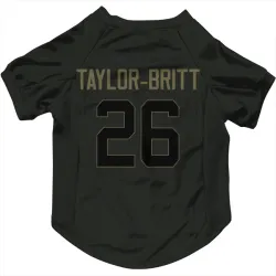 Indianapolis Colts Cam Taylor-Britt Black Service Pet Jersey for Dog & Cat