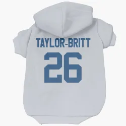 Indianapolis Colts Cam Taylor-Britt White Pet Hoodie for Dog & Cat