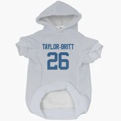 Indianapolis Colts Cam Taylor-Britt White Pet Hoodie for Dog & Cat