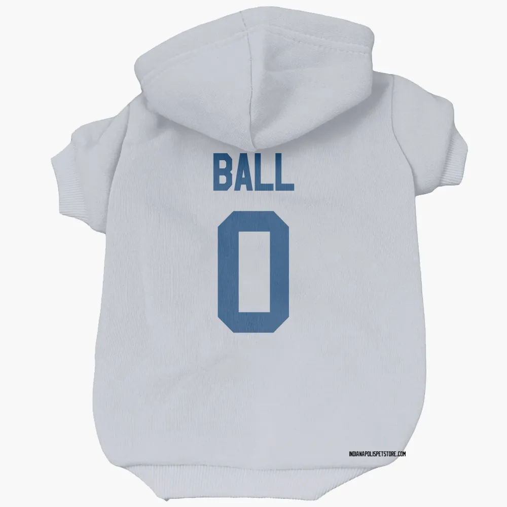 Indianapolis Colts Cameron Ball White Pet Hoodie for Dog & Cat