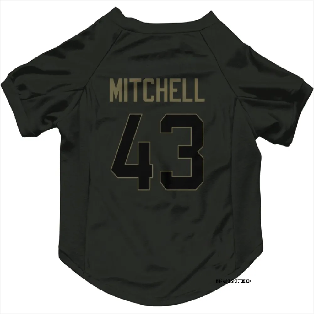 Indianapolis Colts Cameron Mitchell Black Service Pet Jersey for Dog & Cat