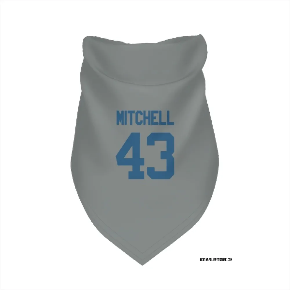 Indianapolis Colts Cameron Mitchell Gray Pet Bandana for Dog & Cat