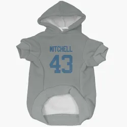 Indianapolis Colts Cameron Mitchell Gray Pet Hoodie for Dog & Cat