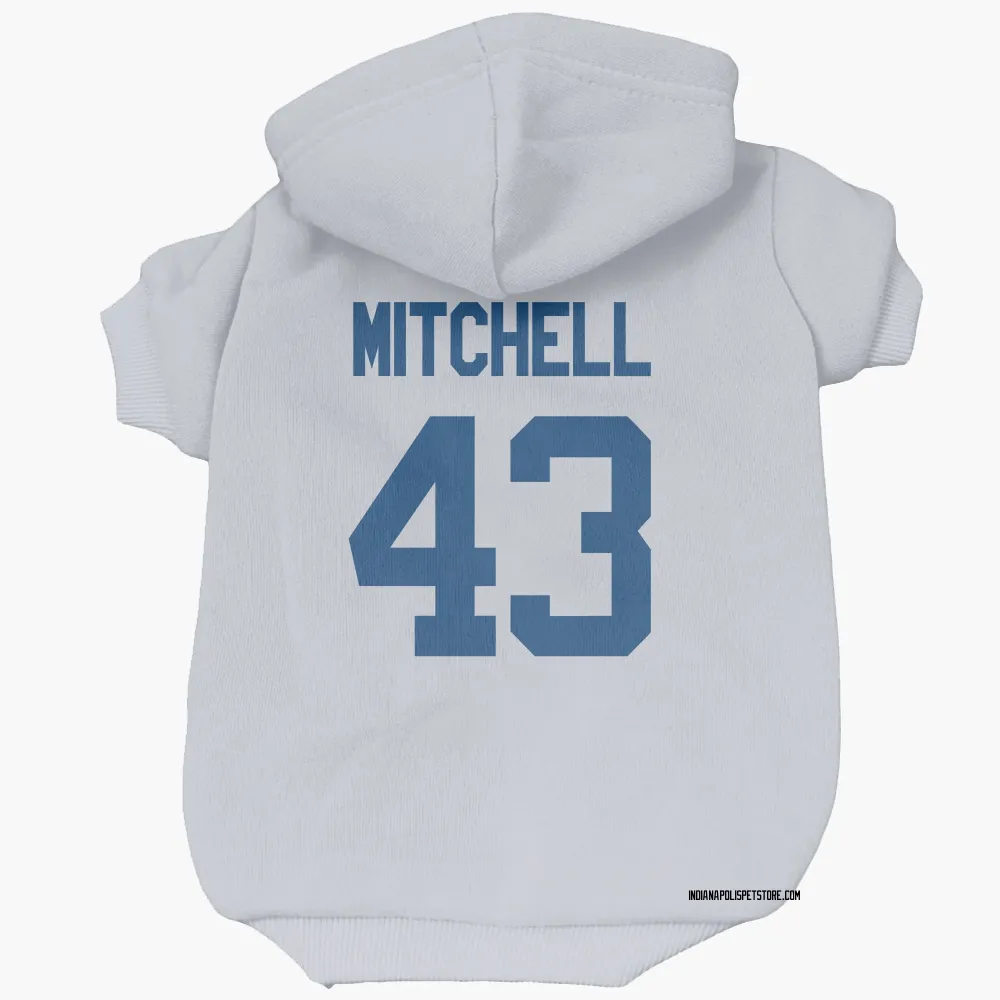 Indianapolis Colts Cameron Mitchell White Pet Hoodie for Dog & Cat