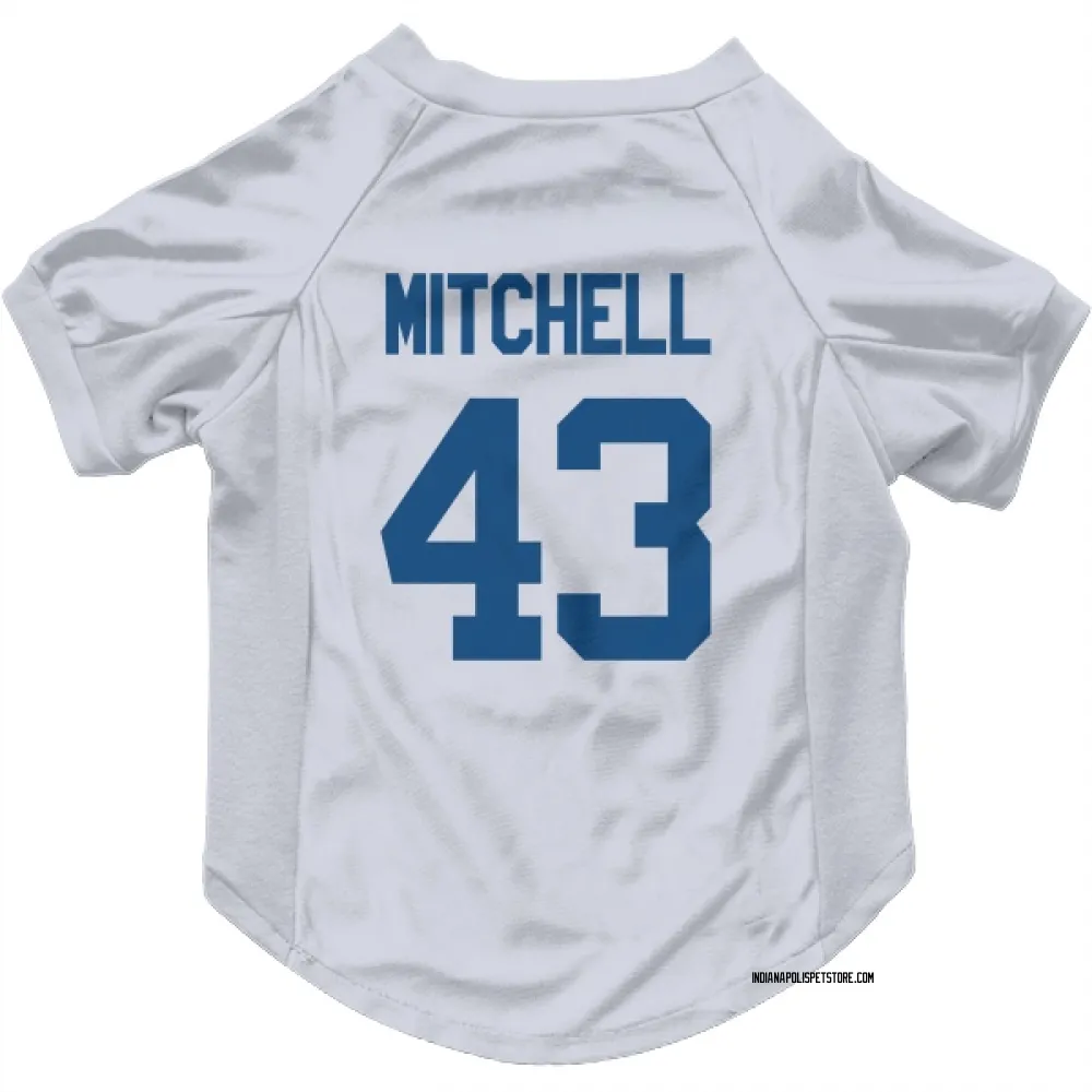 Indianapolis Colts Cameron Mitchell White Pet Jersey for Dog & Cat