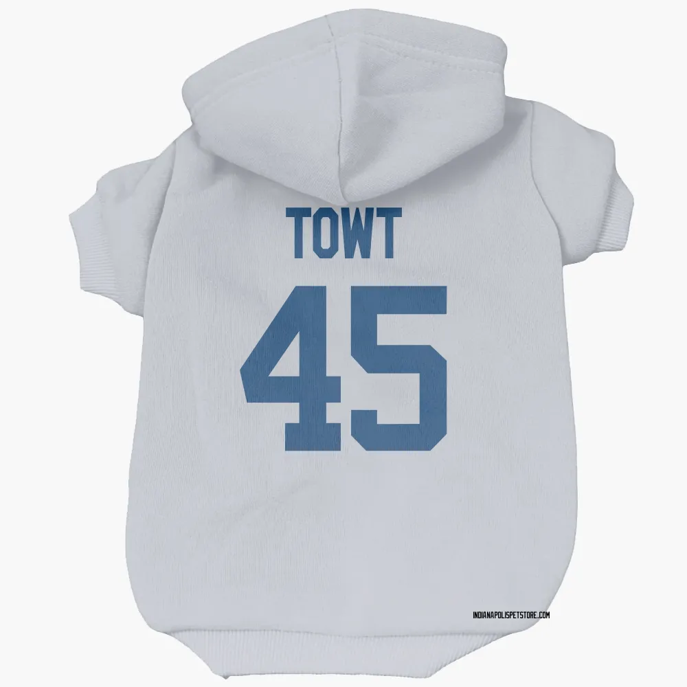 Indianapolis Colts Carson Towt White Pet Hoodie for Dog & Cat