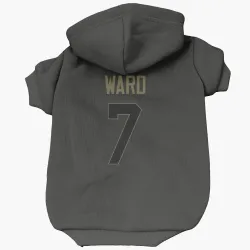 Indianapolis Colts Charvarius Ward Black Service Pet Hoodie for Dog & Cat