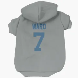 Indianapolis Colts Charvarius Ward Gray Pet Hoodie for Dog & Cat