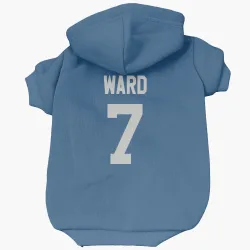 Indianapolis Colts Charvarius Ward Royal Pet Hoodie for Dog & Cat