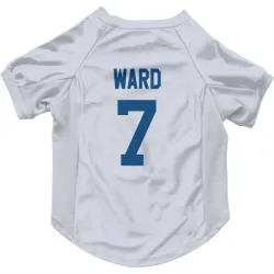 Indianapolis Colts Charvarius Ward White Pet Jersey for Dog & Cat