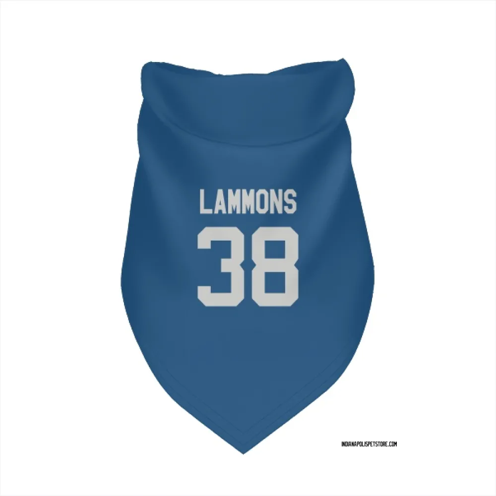 Indianapolis Colts Chris Lammons Royal Pet Bandana for Dog & Cat