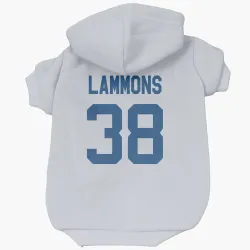 Indianapolis Colts Chris Lammons White Pet Hoodie for Dog & Cat