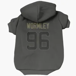 Indianapolis Colts Chris Wormley Black Service Pet Hoodie for Dog & Cat