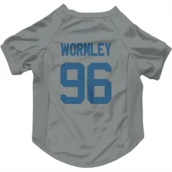Indianapolis Colts Chris Wormley Gray Pet Jersey for Dog & Cat
