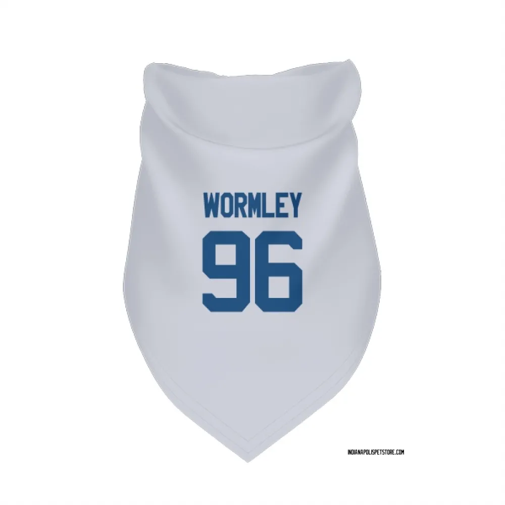 Indianapolis Colts Chris Wormley White Pet Bandana for Dog & Cat