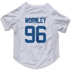 Indianapolis Colts Chris Wormley White Pet Jersey for Dog & Cat