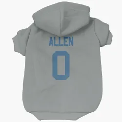 Indianapolis Colts CJ Allen Gray Pet Hoodie for Dog & Cat