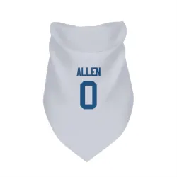Indianapolis Colts CJ Allen White Pet Bandana for Dog & Cat