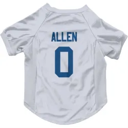 Indianapolis Colts CJ Allen White Pet Jersey for Dog & Cat