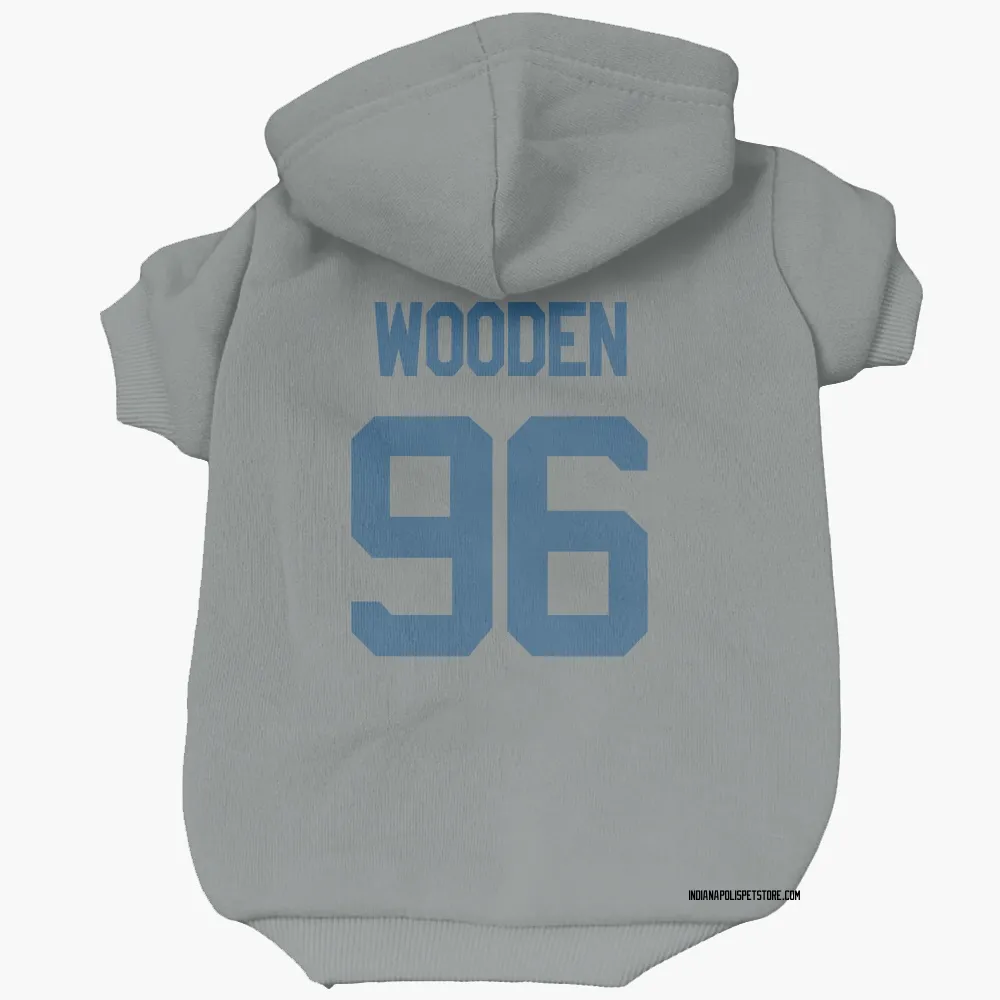 Indianapolis Colts Colby Wooden Gray Pet Hoodie for Dog & Cat