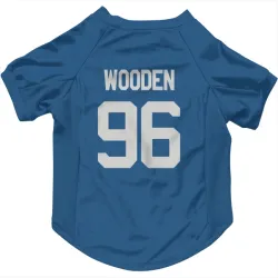 Indianapolis Colts Colby Wooden Royal Pet Jersey for Dog & Cat