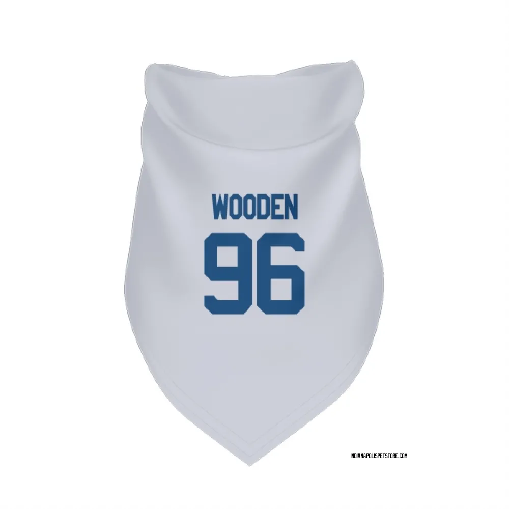 Indianapolis Colts Colby Wooden White Pet Bandana for Dog & Cat