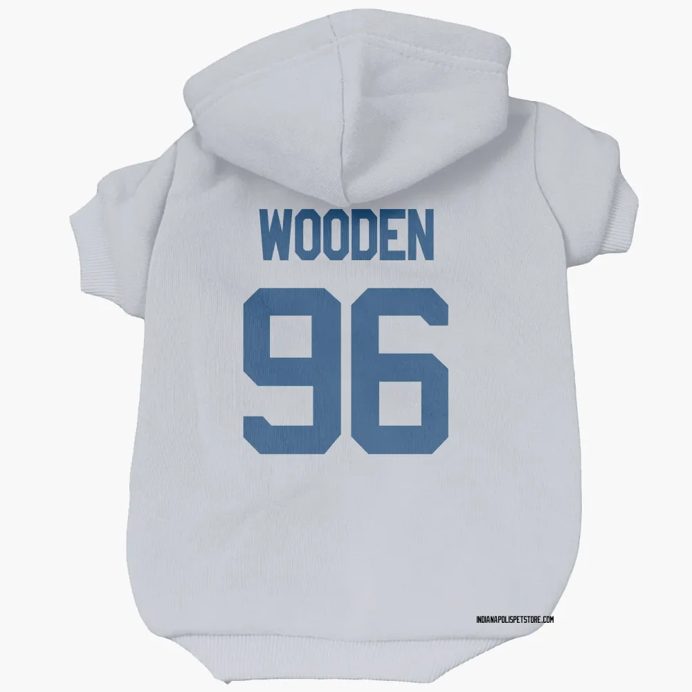 Indianapolis Colts Colby Wooden White Pet Hoodie for Dog & Cat