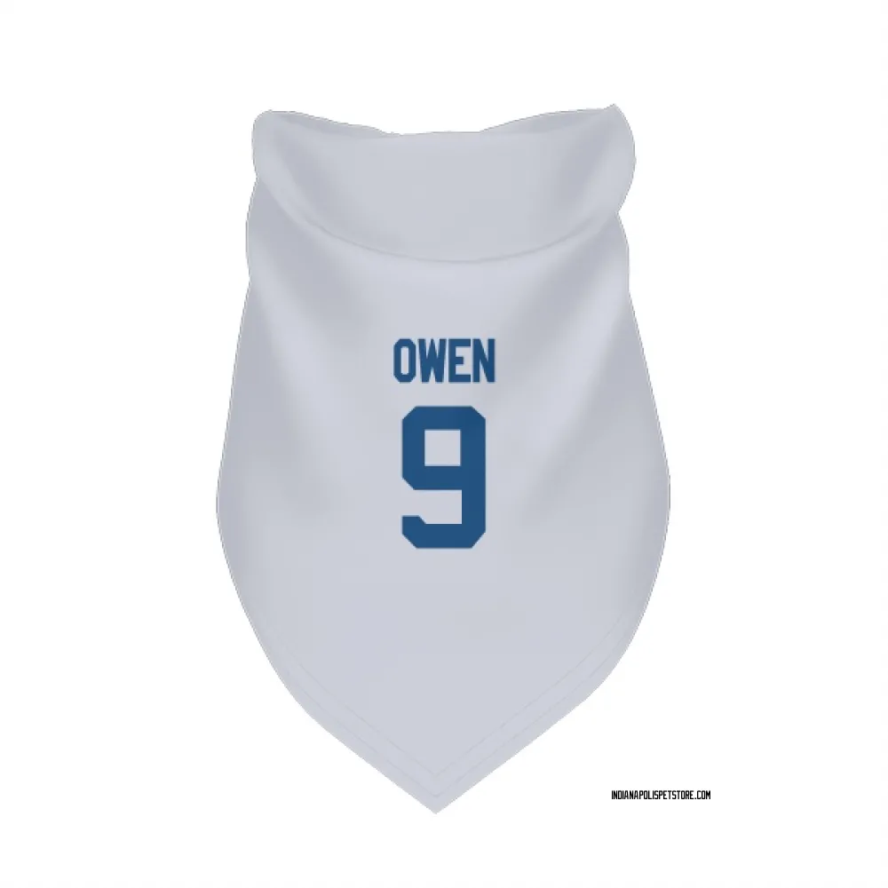 Indianapolis Colts Coleman Owen White Pet Bandana for Dog & Cat