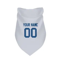 Indianapolis Colts Custom White Pet Bandana for Dog & Cat