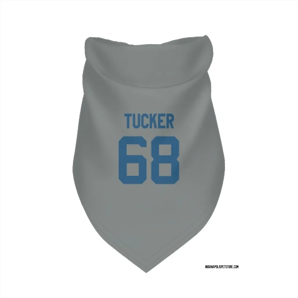 Indianapolis Colts Dalton Tucker Gray Pet Bandana for Dog & Cat