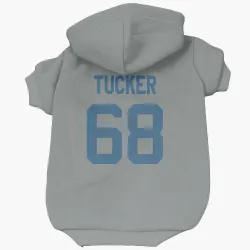 Indianapolis Colts Dalton Tucker Gray Pet Hoodie for Dog & Cat