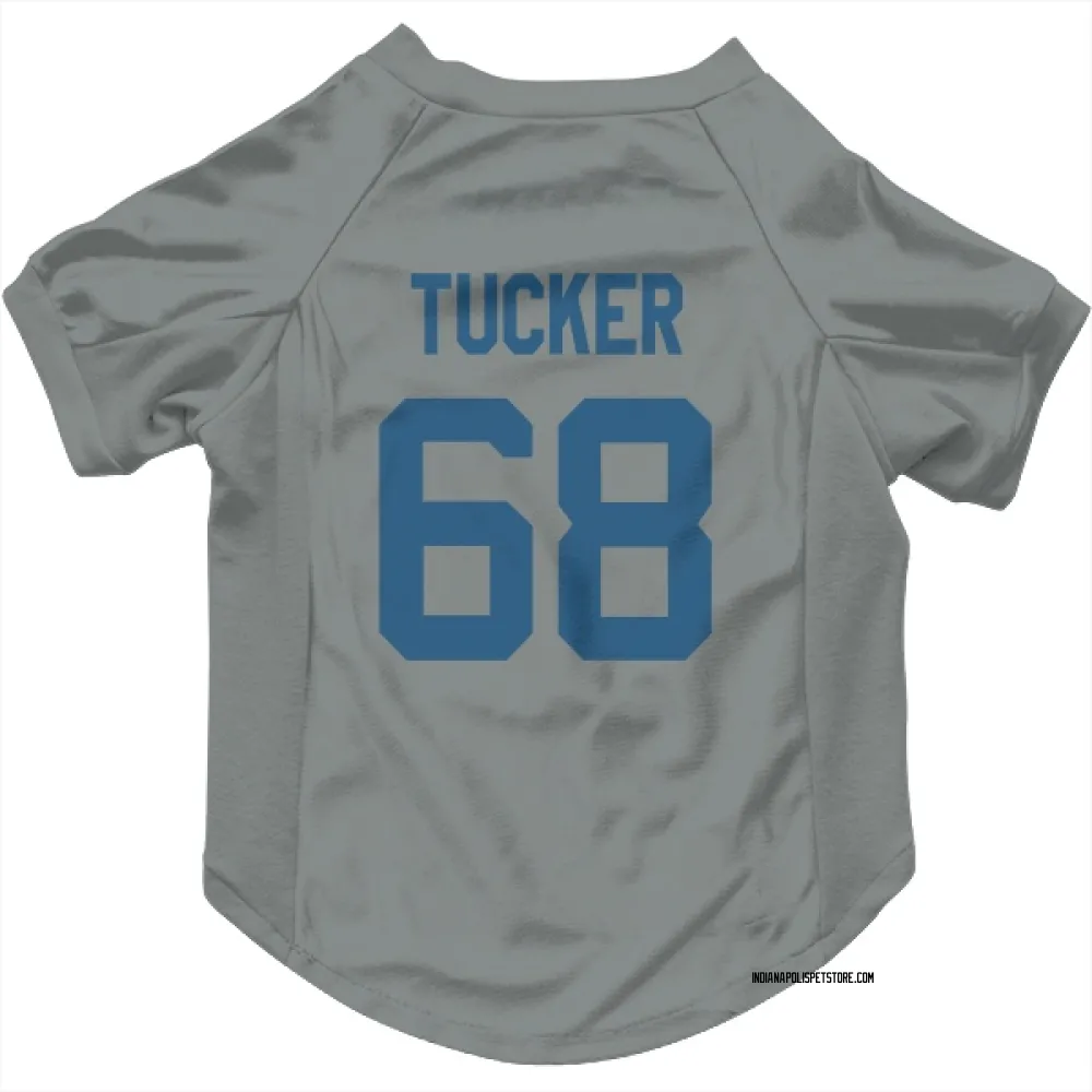 Indianapolis Colts Dalton Tucker Gray Pet Jersey for Dog & Cat
