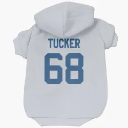 Indianapolis Colts Dalton Tucker White Pet Hoodie for Dog & Cat