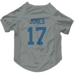 Indianapolis Colts Daniel Jones Gray Pet Jersey for Dog & Cat