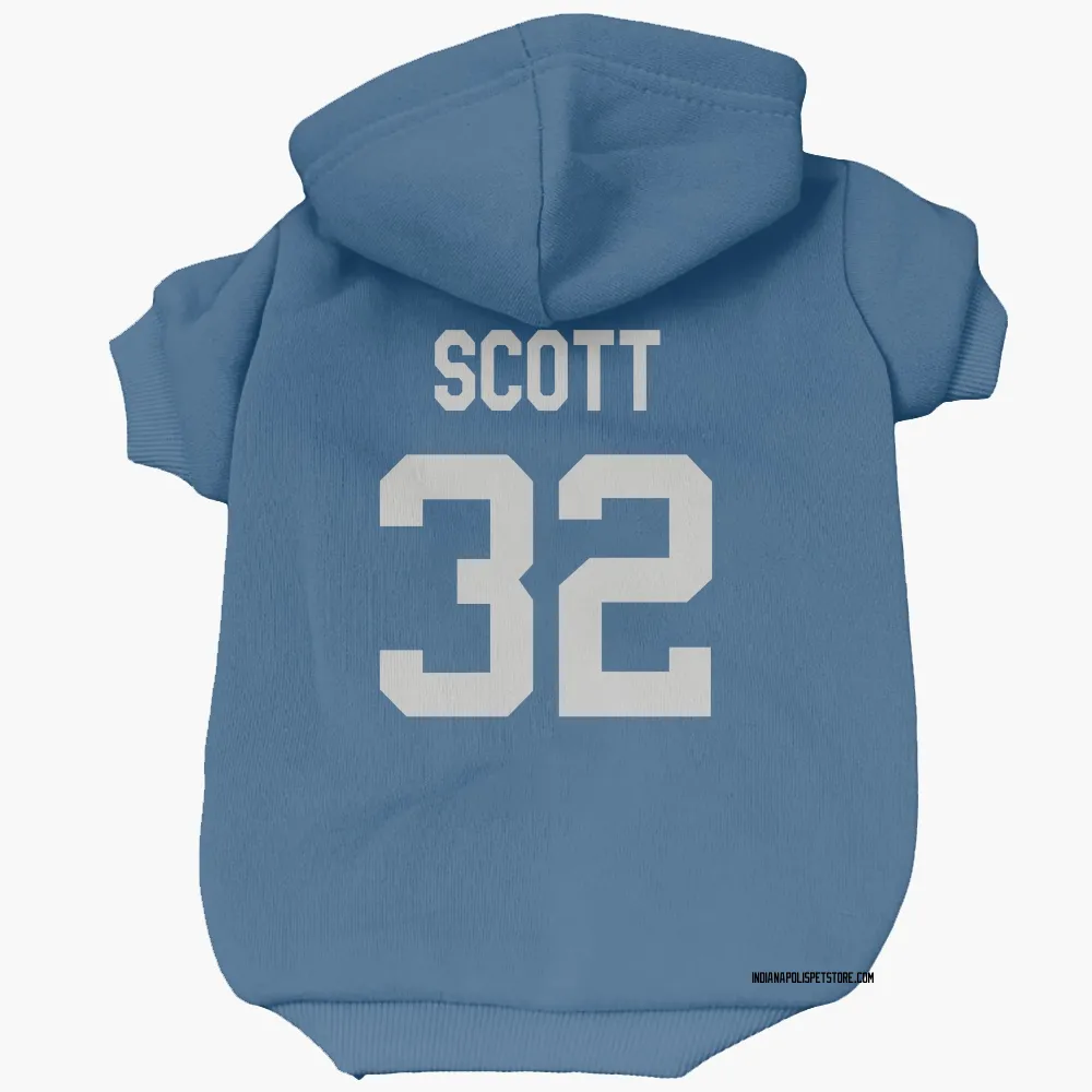 Indianapolis Colts Daniel Scott Royal Pet Hoodie for Dog & Cat