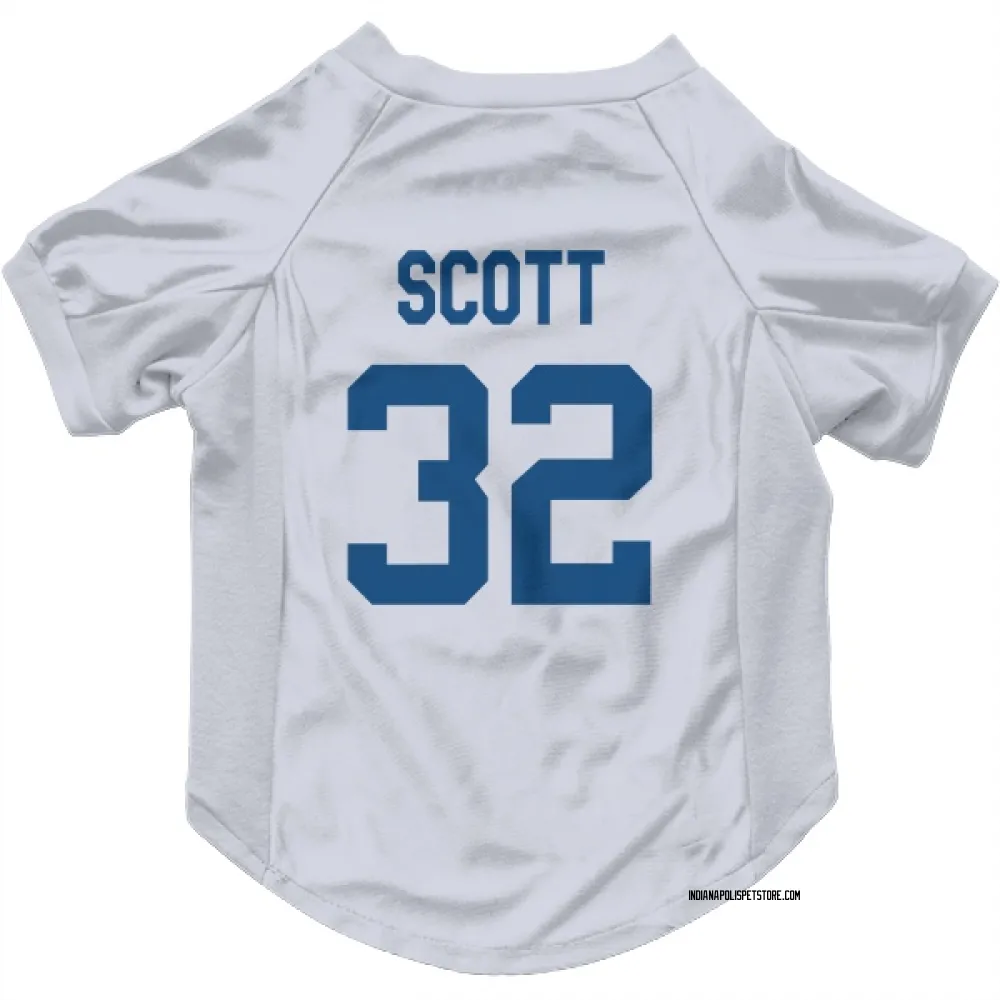 Indianapolis Colts Daniel Scott White Pet Jersey for Dog & Cat