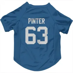 Indianapolis Colts Danny Pinter Royal Pet Jersey for Dog & Cat