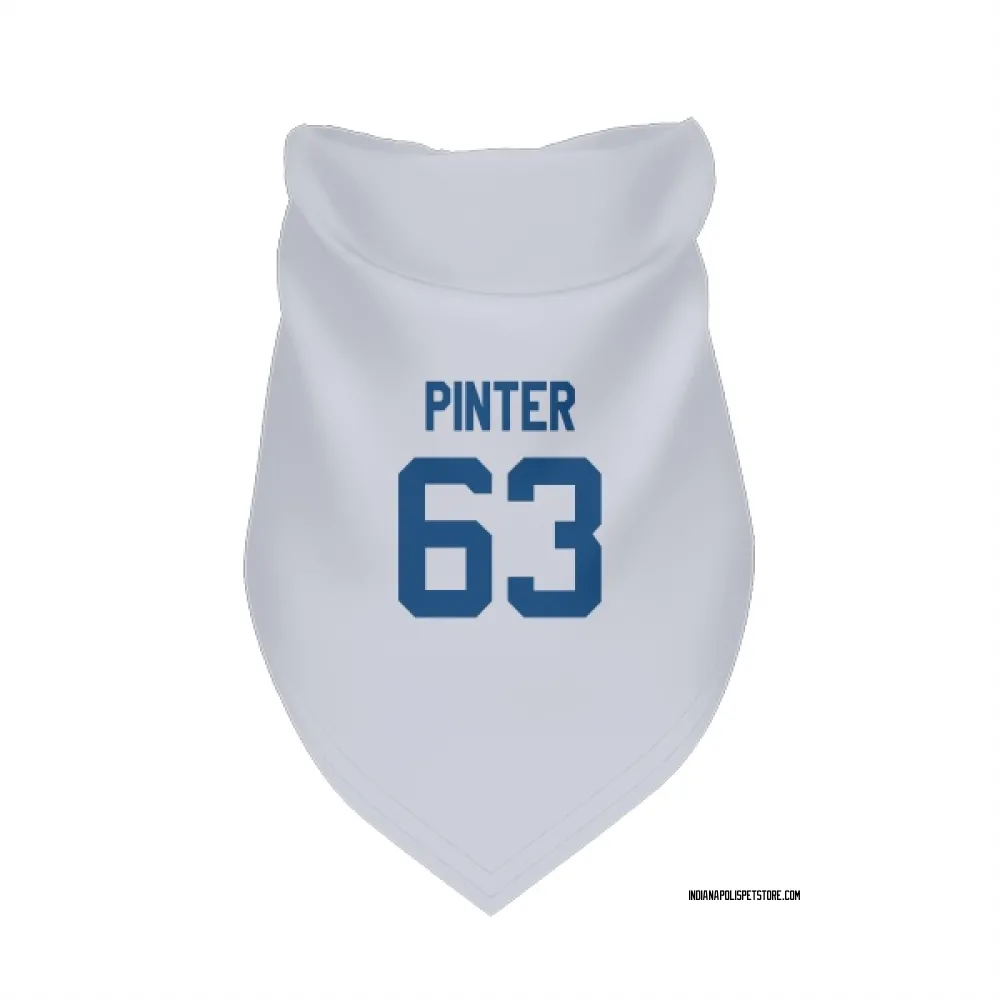Indianapolis Colts Danny Pinter White Pet Bandana for Dog & Cat