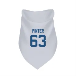 Indianapolis Colts Danny Pinter White Pet Bandana for Dog & Cat