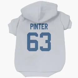 Indianapolis Colts Danny Pinter White Pet Hoodie for Dog & Cat